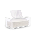 Clear Acrylic  Tissue Dispenser Box Cover Holder For Bathroom